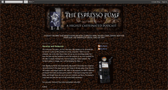 Desktop Screenshot of espressopodcast.blogspot.com