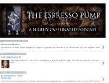 Tablet Screenshot of espressopodcast.blogspot.com