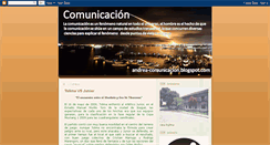 Desktop Screenshot of andrea-comunicacion.blogspot.com