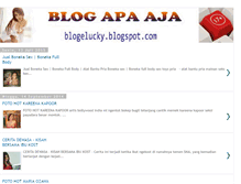 Tablet Screenshot of blogelucky.blogspot.com