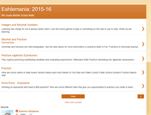 Tablet Screenshot of eshlemania.blogspot.com