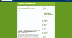 Desktop Screenshot of messiahlutheranchurch.blogspot.com