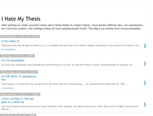 Tablet Screenshot of ihatemythesis.blogspot.com