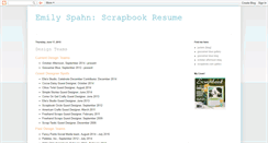 Desktop Screenshot of emilyspahnresume.blogspot.com