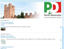 Tablet Screenshot of pdcastelfranco.blogspot.com