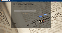 Desktop Screenshot of elrenacimientoandyfer.blogspot.com