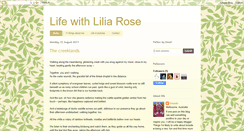 Desktop Screenshot of lifewithliliarose.blogspot.com