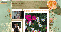 Desktop Screenshot of diannasvoice.blogspot.com