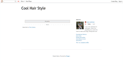 Desktop Screenshot of cool-hair-style.blogspot.com