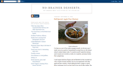 Desktop Screenshot of nobrainerdesserts.blogspot.com