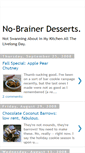 Mobile Screenshot of nobrainerdesserts.blogspot.com
