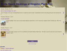 Tablet Screenshot of kpmyrtlebeachweddings.blogspot.com