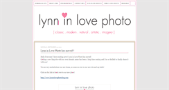 Desktop Screenshot of lynninlovephoto.blogspot.com