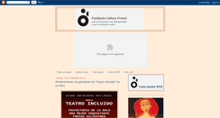 Desktop Screenshot of fundacionculturafrontal.blogspot.com