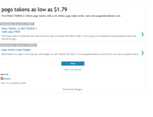 Tablet Screenshot of pogotokensdirect.blogspot.com