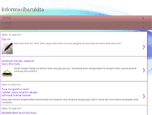 Tablet Screenshot of informasibarukita.blogspot.com