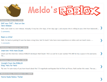 Tablet Screenshot of meldosroblox.blogspot.com