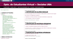 Desktop Screenshot of departamentodealumnos.blogspot.com
