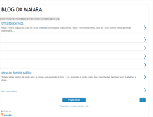 Tablet Screenshot of blog-da-maiara.blogspot.com