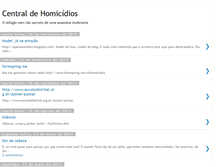 Tablet Screenshot of centraldehomicidios.blogspot.com