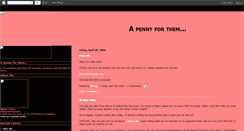 Desktop Screenshot of apennyforthem.blogspot.com