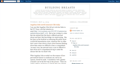 Desktop Screenshot of buildingbreasts.blogspot.com