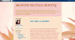 Desktop Screenshot of beyondtextilesewing.blogspot.com