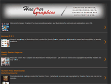 Tablet Screenshot of haegergraphics.blogspot.com