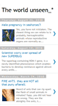 Mobile Screenshot of myworld-uncovered.blogspot.com