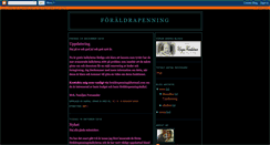 Desktop Screenshot of foraldrapenning.blogspot.com