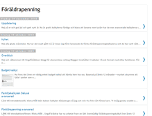 Tablet Screenshot of foraldrapenning.blogspot.com