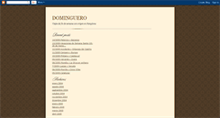 Desktop Screenshot of dominguero.blogspot.com
