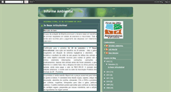 Desktop Screenshot of informe-ambiental.blogspot.com