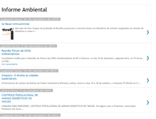 Tablet Screenshot of informe-ambiental.blogspot.com