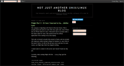 Desktop Screenshot of notjustlinux.blogspot.com