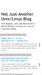 Mobile Screenshot of notjustlinux.blogspot.com
