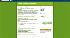 Desktop Screenshot of londonontariodealfinder.blogspot.com