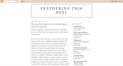 Desktop Screenshot of feathering-this-nest.blogspot.com