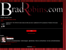 Tablet Screenshot of bradrobins.blogspot.com