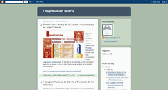 Desktop Screenshot of congresosenmurcia.blogspot.com