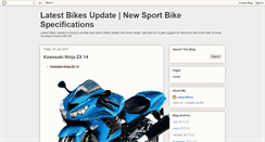 Desktop Screenshot of latest-bikes-update.blogspot.com