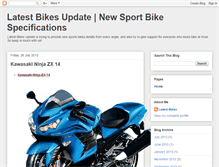 Tablet Screenshot of latest-bikes-update.blogspot.com