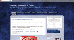 Desktop Screenshot of journeythroughthecortex.blogspot.com