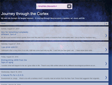 Tablet Screenshot of journeythroughthecortex.blogspot.com