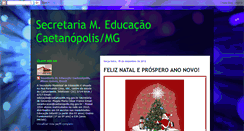 Desktop Screenshot of educacaocaetanopolis.blogspot.com