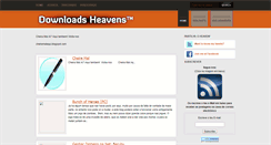 Desktop Screenshot of downloads-heaven.blogspot.com