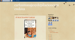Desktop Screenshot of carlosmasajesydepilacionenmendoza.blogspot.com
