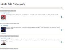 Tablet Screenshot of nicolereidphotography.blogspot.com