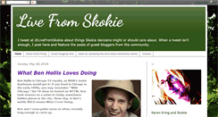 Desktop Screenshot of livefromskokie.blogspot.com