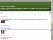 Tablet Screenshot of livefromskokie.blogspot.com